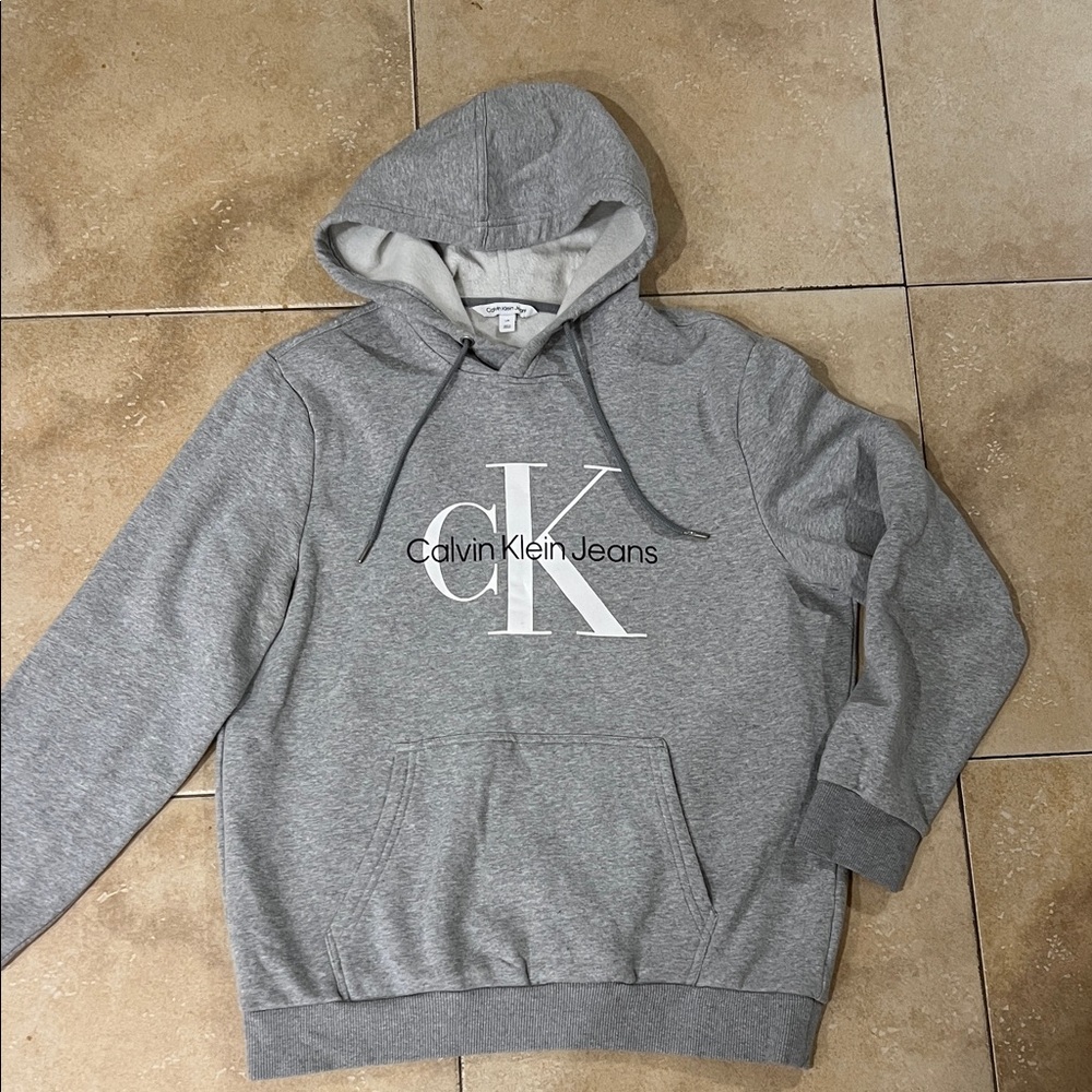 Calvin Klein Heather Gray Hoodie for Men
